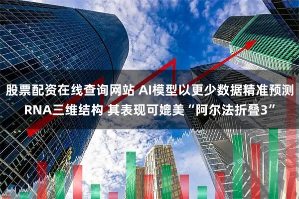 股票配资在线查询网站 AI模型以更少数据精准预测RNA三维结构 其表现可媲美“阿尔法折叠3”